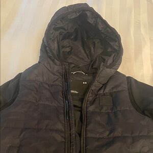 Under Armour kids black camo  Hooded Jacket